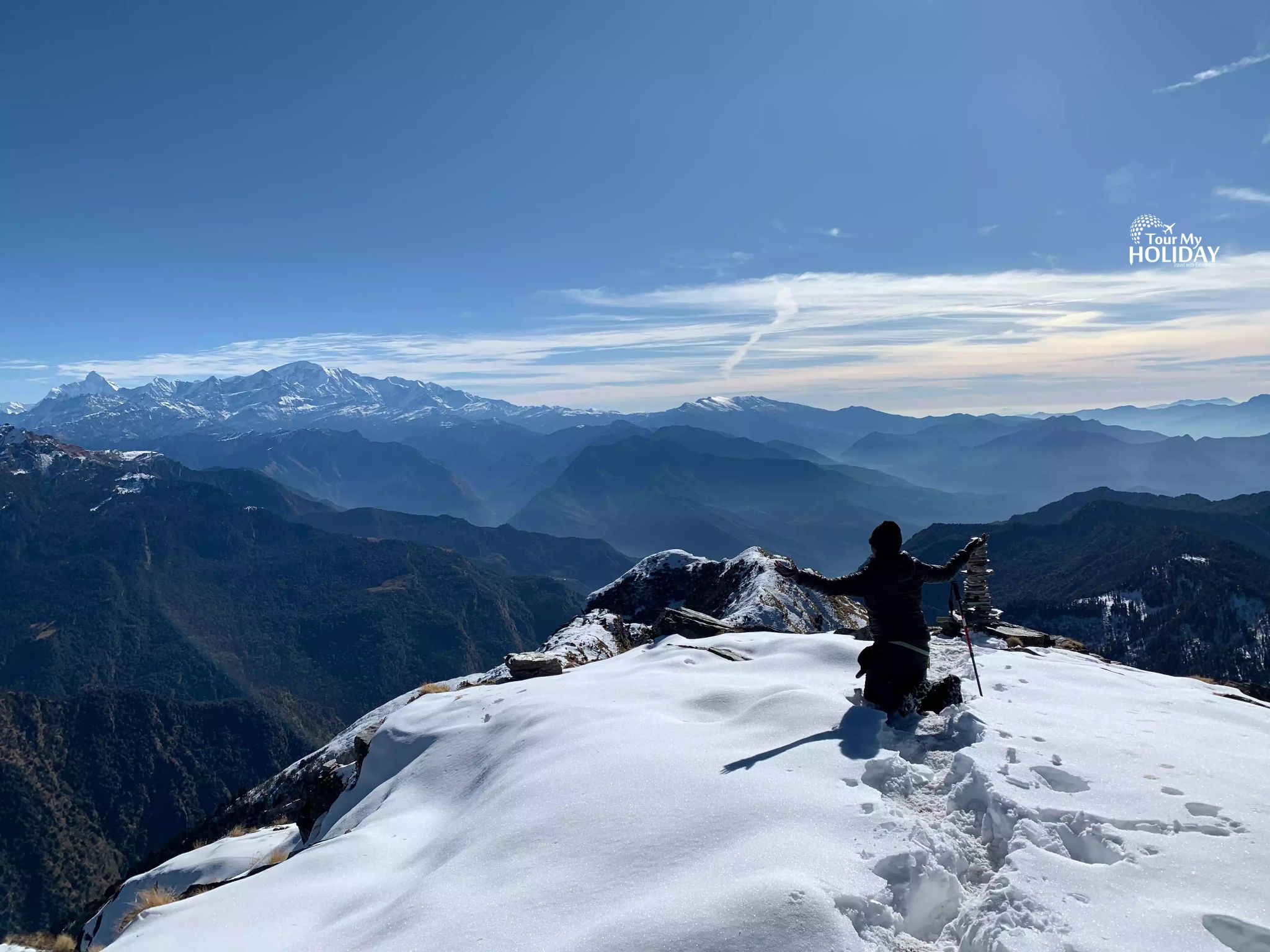 Scenic view of chopta